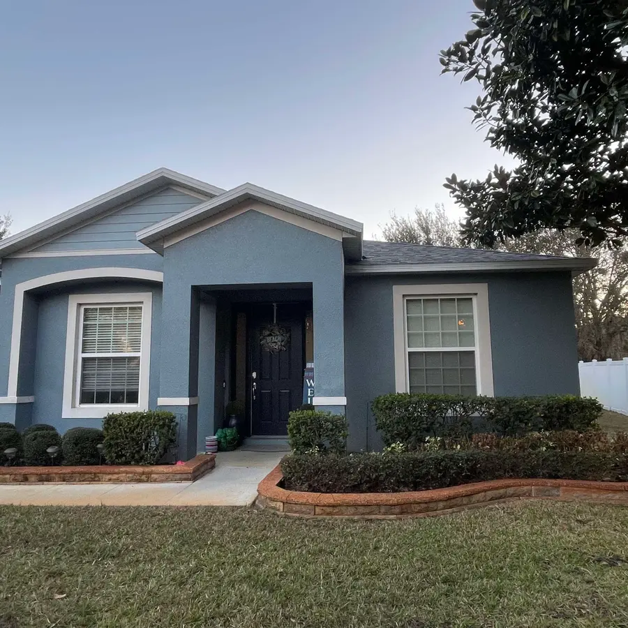 Finished landscaping installation in Lake County, Florida