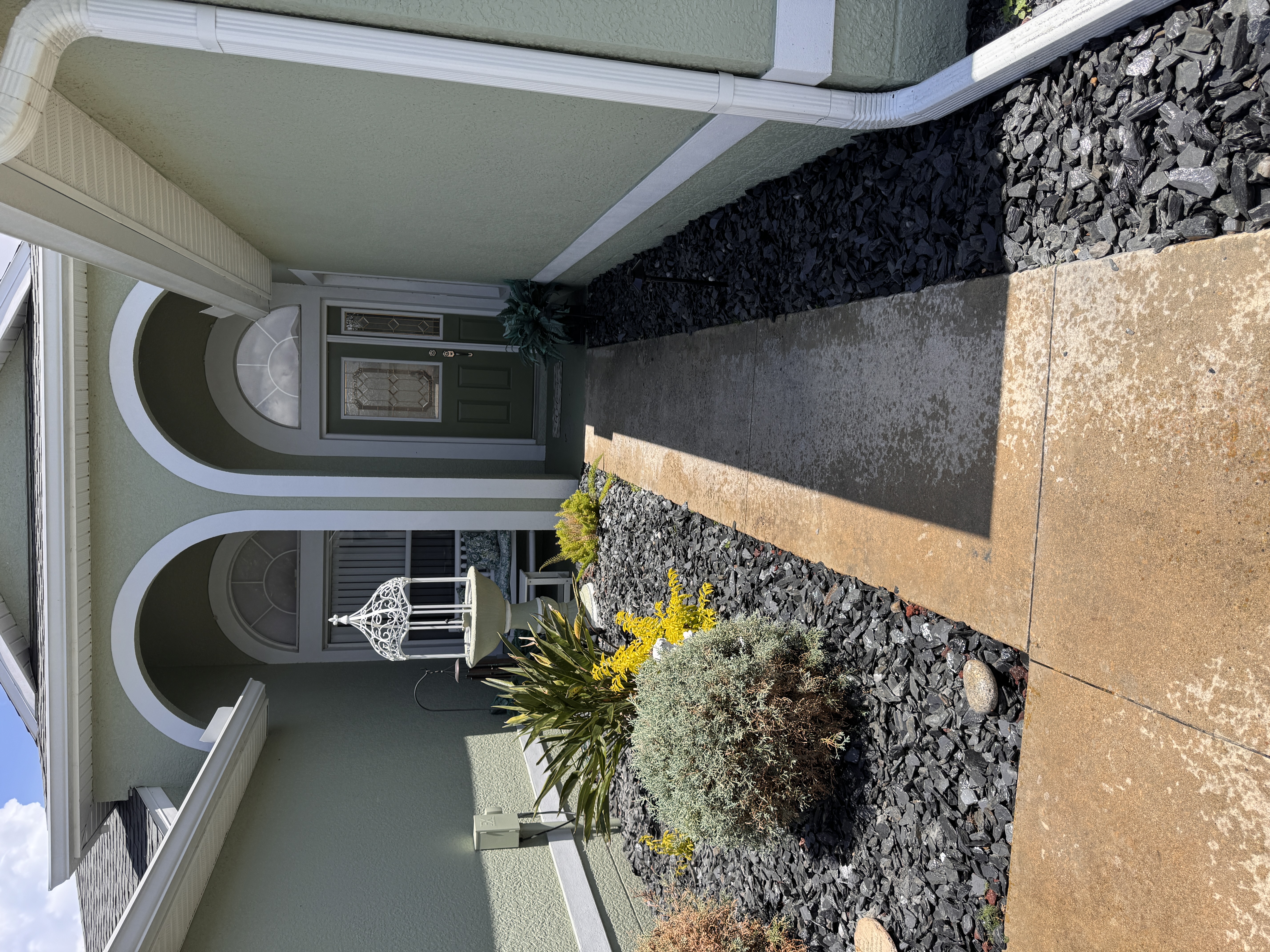 Finished landscaping installation in Lake County, Florida